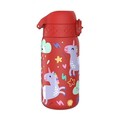 Sticla apa pentru copii, inox, 400ml, Red, Unicorns - Ion8