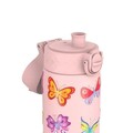 Sticla apa pentru copii Slim, inox, 600ml, Butterflies - Ion8