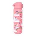 Sticla apa pentru copii Slim, inox, 600ml, Unicorn Rainbows - Ion8