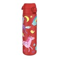 Sticla apa pentru copii Slim, inox, 600ml, Red, Unicorns - Ion8