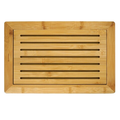 Tocator pentru paine, bambus, 42 x 28 cm, Grosime 2 cm - Zokura