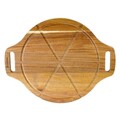 Platou servire pizza, lemn de acacia, 42 x 33 cm - Zokura