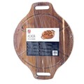 Platou servire pizza, lemn de acacia, 42 x 33 cm - Zokura