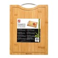 Tocator cu maner, din bambus, 34 x 25 cm, Grosime 1,5 cm - Zokura