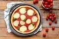 Tava pizza, otel carbon, 32cm, 
