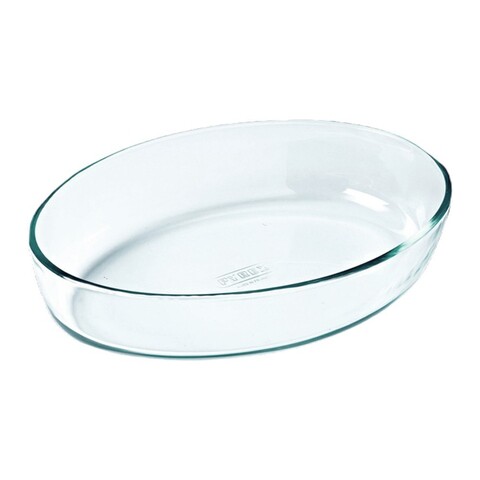 Vas oval, sticla termorezistenta, 40x27cm/4,2L, 