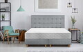 Saltea SuperOrtopedica Green Future KONFORTA Max Plus 25 cm, 160x190x25cm, Spuma poliuretanica elastica, Husa matlasata, hipoalergenica, Reversibila, Medie Ferma