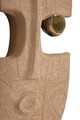 Set 2 decoratiuni de perete, Mauro Ferretti, Dakar, 20x6x40 cm, ceramica, maro/auriu