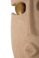 Set 2 decoratiuni de perete, Mauro Ferretti, Dakar, 20x6x40 cm, ceramica, maro/auriu