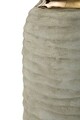 Vaza decorativa, Mauro Ferretti, Lima, 14x30 cm, ceramica, gri/auriu