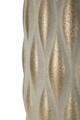 Vaza decorativa, Mauro Ferretti, Pepitas, 22x44 cm, ceramica, gri/auriu