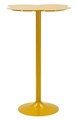 Masa de bar, Mauro Ferretti, Clox, 60x103 cm, metal, galben mustar
