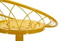 Scaun de bar, Mauro Ferretti, Clox, 49x45x92 cm, metal, galben mustar