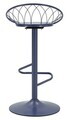 Scaun de bar, Mauro Ferretti, Clox, 49x45x92 cm, metal, mov