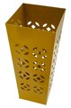 Suport pentru umbrele, Mauro Ferretti, Fit, 20x20x48 cm, metal, galben mustar