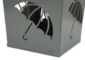 Suport pentru umbrele, Mauro Ferretti, Holder -A, 19x19x48 cm, metal, gri