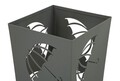 Suport pentru umbrele, Mauro Ferretti, Holder -A, 19x19x48 cm, metal, gri
