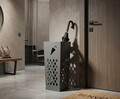 Suport pentru umbrele, Mauro Ferretti, Holder -B, 19x19x48 cm, metal, gri