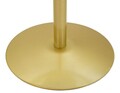 Masa de bar, Mauro Ferretti, Simply, 60x103 cm, metal/imitatie de marmura, auriu/alb