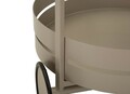 Carucior pentru servire, Mauro Ferretti, Saturn, 40x49.5x61 cm, metal, gri dove