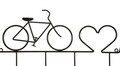 Cuier de perete, Mauro Ferretti, Bicycle, 59x3.2x26.5 cm, metal, negru