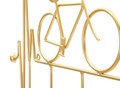 Cuier de perete, Mauro Ferretti, Bicycle, 59x3.2x26.5 cm, metal, auriu