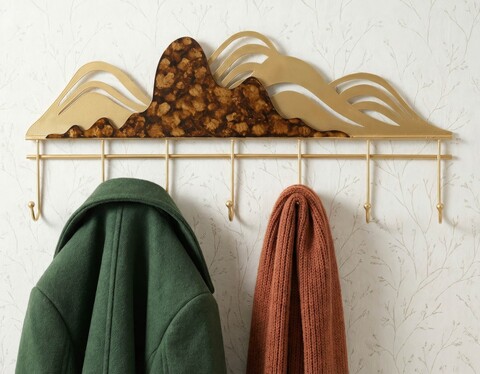 Cuier de perete, Mauro Ferretti, Mountain, 70.7x5x30.5 cm, metal, multicolor