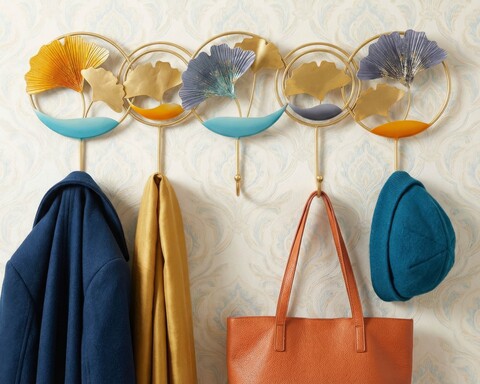 Cuier de perete, Mauro Ferretti, Polly -A, 60.2x5x28.5 cm, metal, multicolor