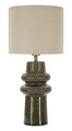 Lampa de masa, Mauro Ferretti, Harmony, 1 x E27, 40W, 30x64.5 cm, ceramica, verde