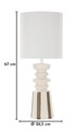 Lampa de masa, Mauro Ferretti, Tribal, 1 x E27, 40W, 26.5x67 cm, ceramica, multicolor