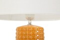 Lampa de masa, Mauro Ferretti, Gliss, 1 x E27, 40W, 30x52 cm, ceramica, galben mustar/alb