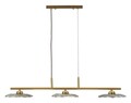 Candelabru, Mauro Ferretti, Emily, 3 x E27, 40W, 100x24x18 cm, fier/sticla, auriu/gri