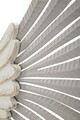 Set 2 decoratiuni de perete, Mauro Ferretti, Wings, 43.8x104 cm, fier, alb prespalat