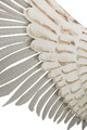 Set 2 decoratiuni de perete, Mauro Ferretti, Wings, 43.8x104 cm, fier, alb prespalat