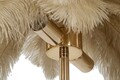 Lampa de masa, Mauro Ferretti, Palm Cammello, 2 x E14, 40W, 40x55 cm, fier/plastic, auriu/camel