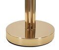 Lampa de masa, Mauro Ferretti, Slimmy, 1 x E27, 40W, 28x53 cm, fier/plastic, alb,auriu