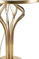 Lampa de masa, Mauro Ferretti, Slimmy, 1 x E27, 40W, 28x53 cm, fier/plastic, alb,auriu