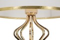 Lampa de masa, Mauro Ferretti, Slimmy, 1 x E27, 40W, 28x53 cm, fier/plastic, alb,auriu
