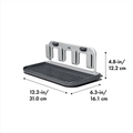 Suport uscare sticle 31 x 16 x 12,2 cm, aluminiu, 