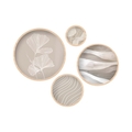 Set 4 tablouri decorative, Huhu295, Dimensiune: 45 x 45 cm (1 bucată), Multicolor