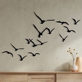 Decoratiune de perete, Migration, Pasărea nr. 1: 29 x 18 cm (1 bucată) , Negru