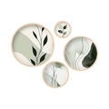 Set 4 tablouri decorative, Huhu297, Dimensiune: 45 x 45 cm (1 bucată), Multicolor
