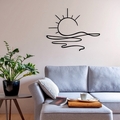 Decoratiune de perete, Alborada, Dimensiune: 55 x 44 cm, Negru