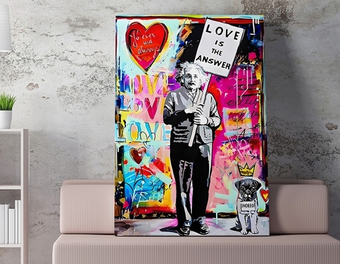 Tablou decorativ, WY356 (50 x 70), Canvas imprimat, Multicolor