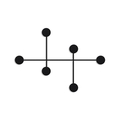 Cuier de perete, Dama, Grosime: 10 mm, Negru