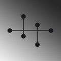 Cuier de perete, Dama, Grosime: 10 mm, Negru