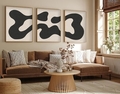 Set 3 tablouri decorative, Huhu199, Lemn masiv, Multicolor