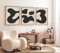 Set 3 tablouri decorative, Huhu199, Lemn masiv, Multicolor