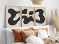 Set 3 tablouri decorative, Huhu199, Lemn masiv, Multicolor