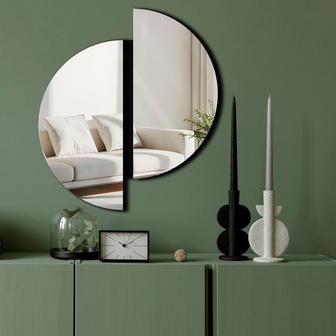 Oglinda decorativa, Ozgl522, Partea de jos: 100% EVA (Grosime: 10 mm, Argintiu